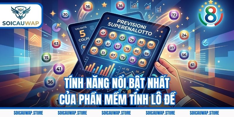 Tính năng nổi bật nhất của phần mềm tính lô đề